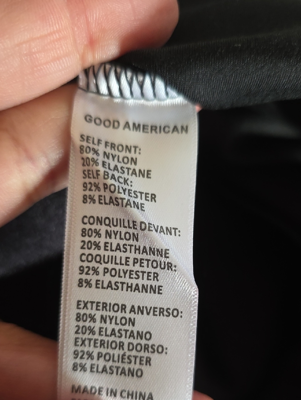Good American CompressionSkinny Stretch Leggings Size 7 / Size 4XL * - Picture 9 of 9